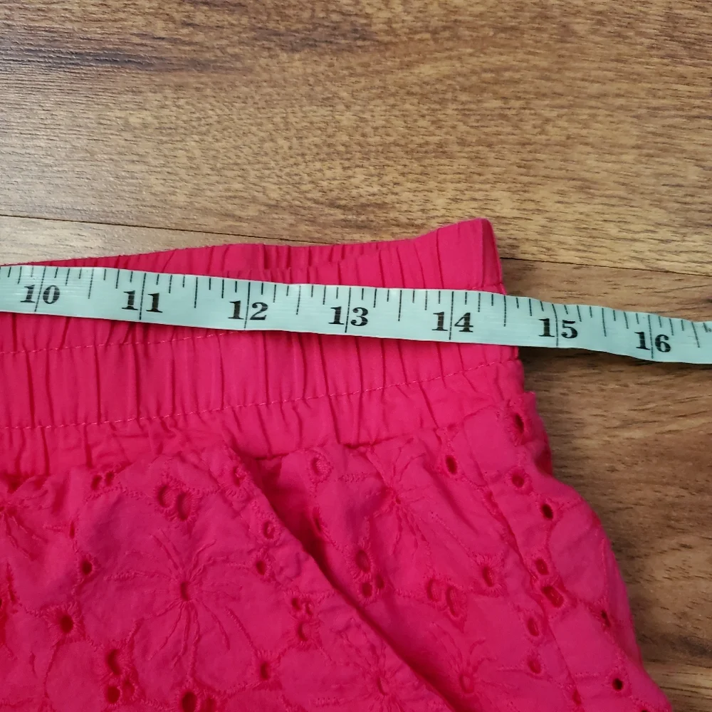 Arizona Lace Shorts Size Large Floral Pink Lined